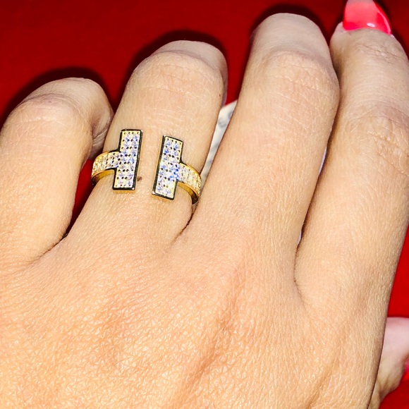 10k solid real gold custom made luxury designer ring, FREE APPRAISAL gift ring - Picture 6 of 7